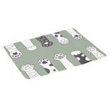 Tapis repose gamelle animaux 39x50cm (3 modèles)