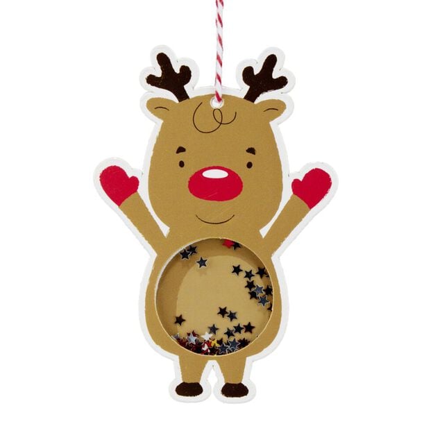 &Eacute;tiquette cadeaux de No&euml;l shaker x8