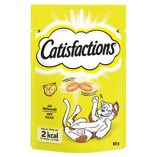 Friandise pour chat Castisfactions saveur fromage sachet 60g