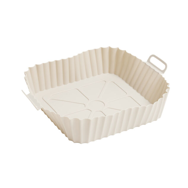 Moule en silicone noir pour friteuse sans huile et &agrave; air 20x20xH6,5cm