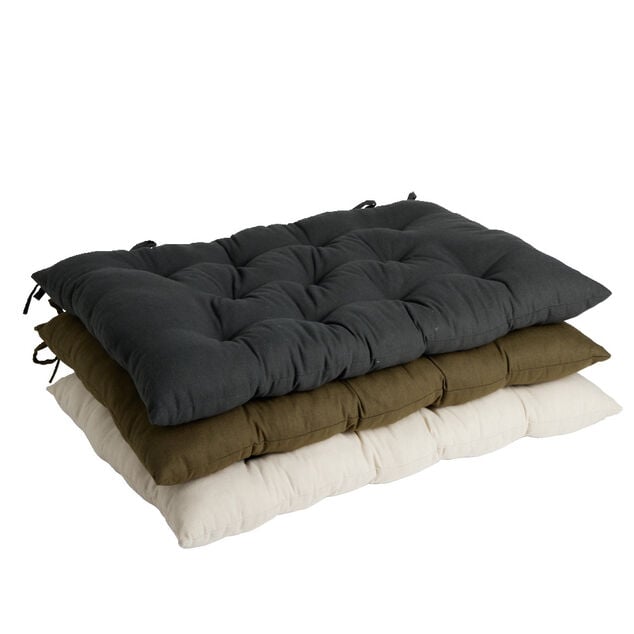 Coussin t&ecirc;te de lit rectangulaire gris 50x70cm
