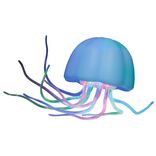 M&eacute;duse flottante lumineuse