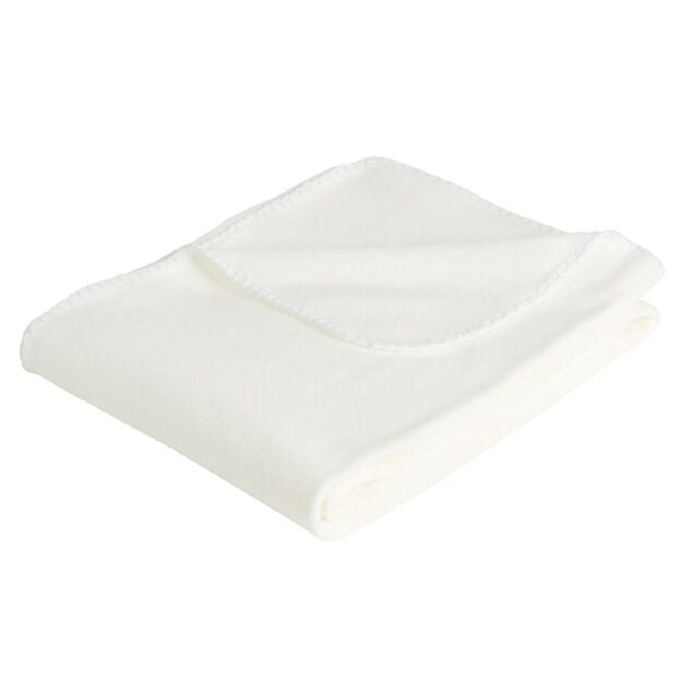 Plaid polaire 130x160cm blanc