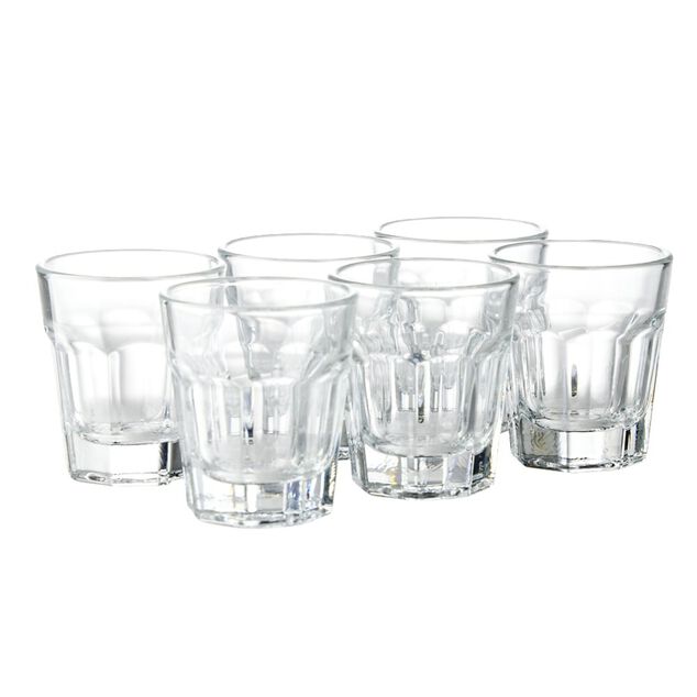 Lot de 6 verres à shooter 4,5cl H5,6cm
