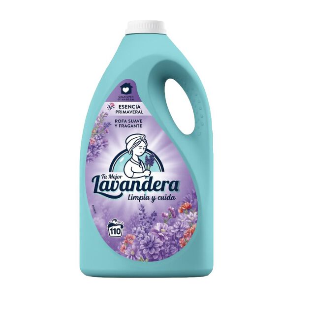 Lessive liquide Lavandera senteur printani&egrave;re 110 lavages 4,8L