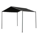 Tonnelle carport Bud Bud toit 2 pentes d&eacute;perlant UPF50+ 300x300xH260cm 9m&sup2;