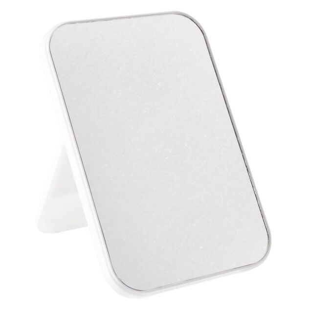 Miroir sur pied blanc 15x10xH15cm