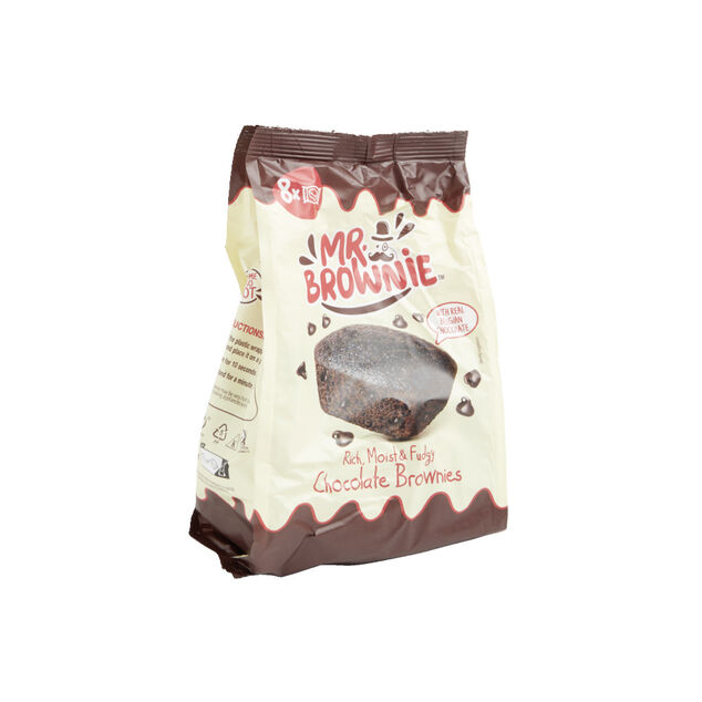 Lot de 8 sachets individuels Mr. Brownie chocolat belge 200g