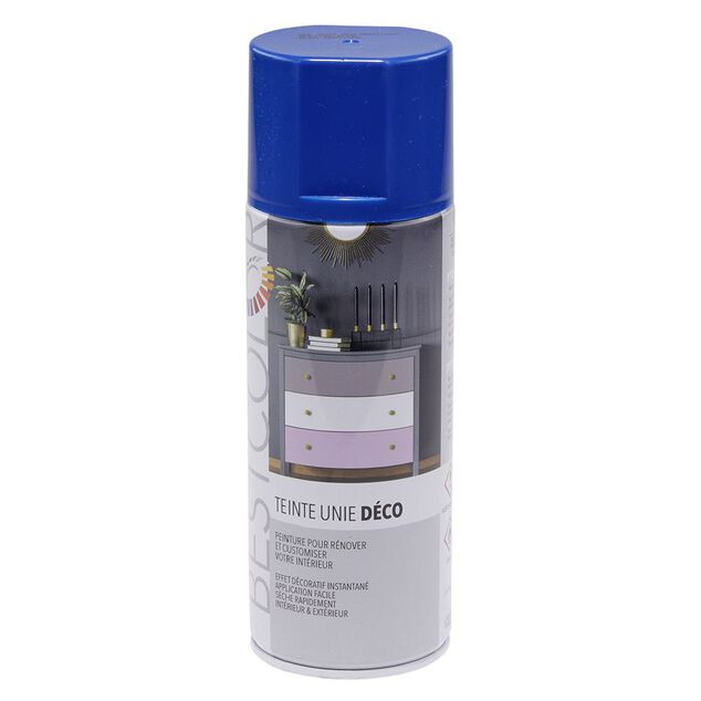 Peinture int&eacute;rieur ext&eacute;rieur bleu gentiane 400ml