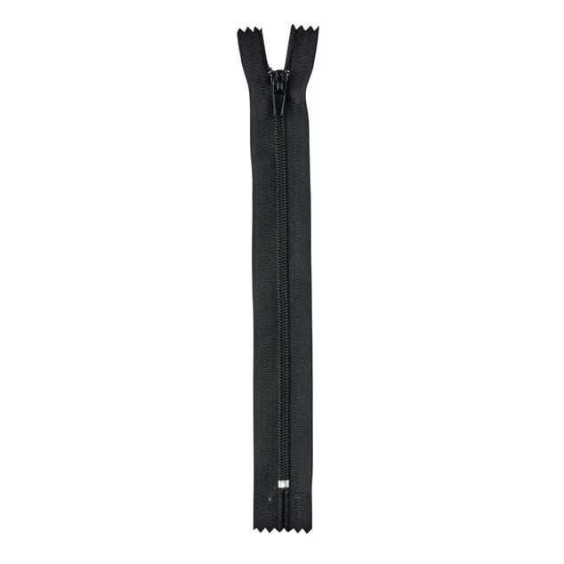 Fermeture &agrave; glissi&egrave;re noire L18cm