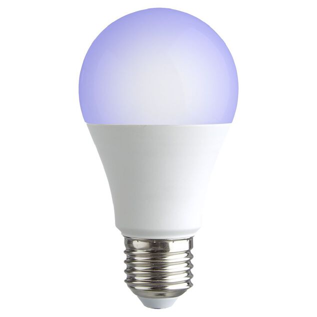 Ampoule LED E27 A60 couleurs changeantes avec t&eacute;l&eacute;commande 806lms