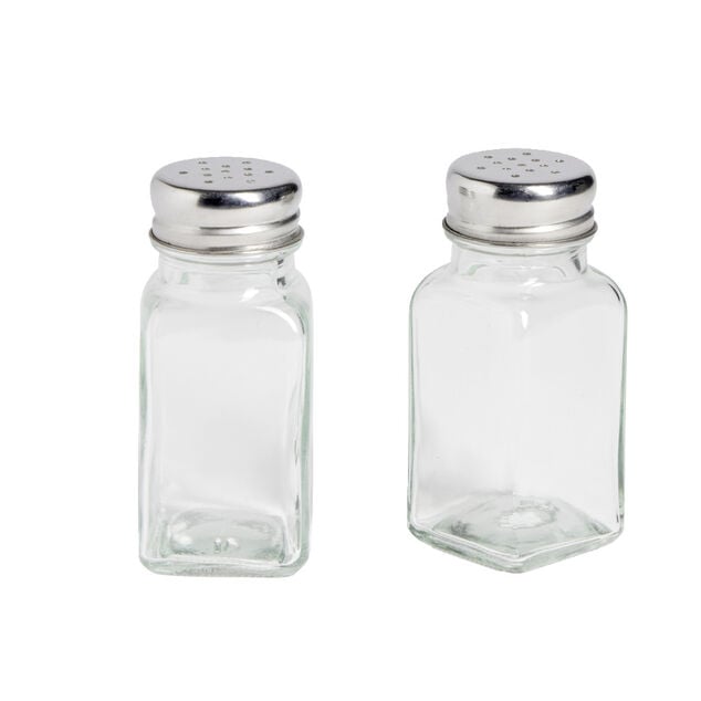 Sali&egrave;re et poivri&egrave;re en verre