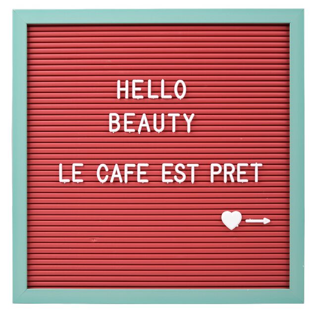 Tableau &agrave; message multicolore