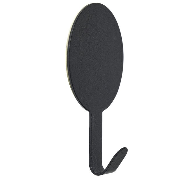 Crochet adh&eacute;sif m&eacute;tal rond 8,5x14,4cm  - 3 mod&egrave;les