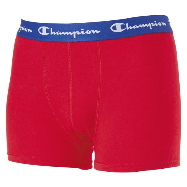 Boxer homme Champion bleu et rouge x2