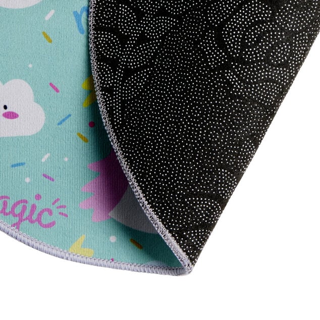 Tapis enfant licorne ou crocodile polyester 40x60cm - 2 mod&egrave;les