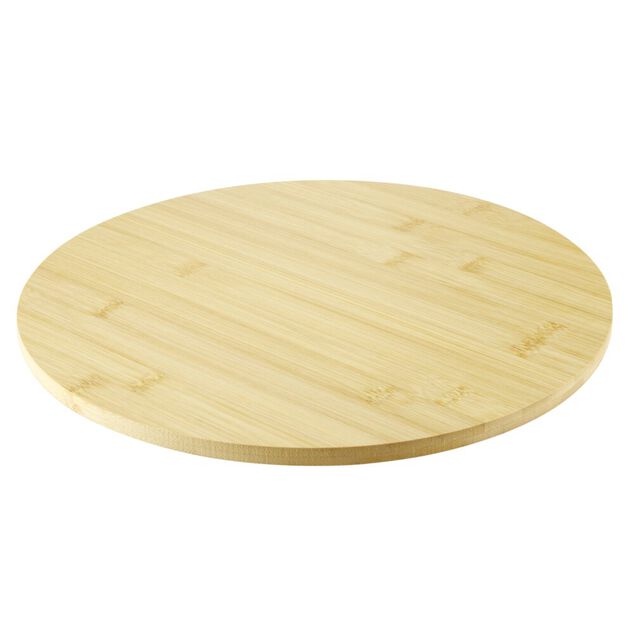 Plateau tournant bambou marron Ø35cm