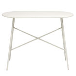 Table de jardin haute rectangulaire Faro acier gris 130x60xH100cm