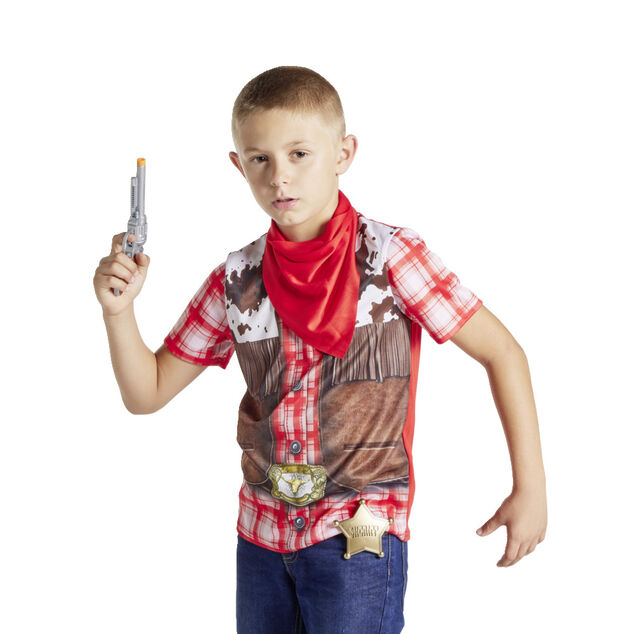 Deguiz'box enfant gar&ccedil;on cowboy 4/6 ans 4 pi&egrave;ces