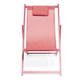 Chilienne Oxford 5 positions rouge 100x61xH92cm