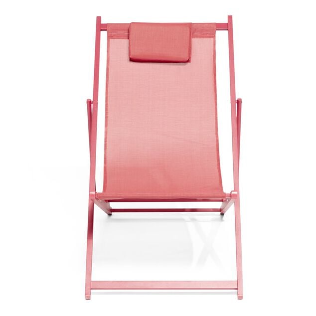 Chilienne Oxford 5 positions rouge 100x61xH92cm