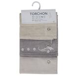 Torchon en coton x3