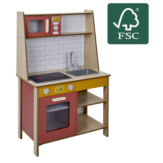 Cuisine / Stand Burger en bois 2 en 1