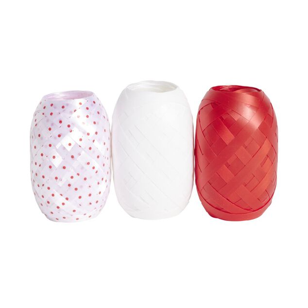 Bolduc rouge blanc et traditionnel 10m x3