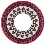 Set de table rond ajour&eacute; motif ethnique &Oslash;38cm