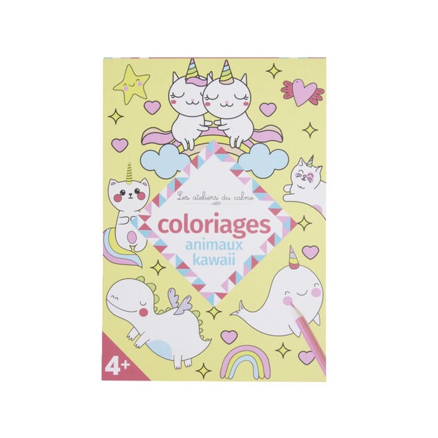 Livre de coloriage animaux kawaii 128 pages