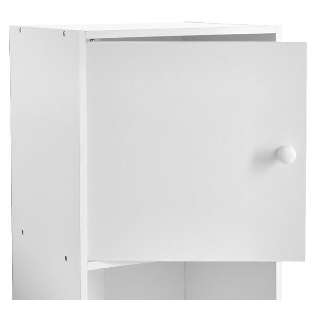 Porte Box Cube bois blanc