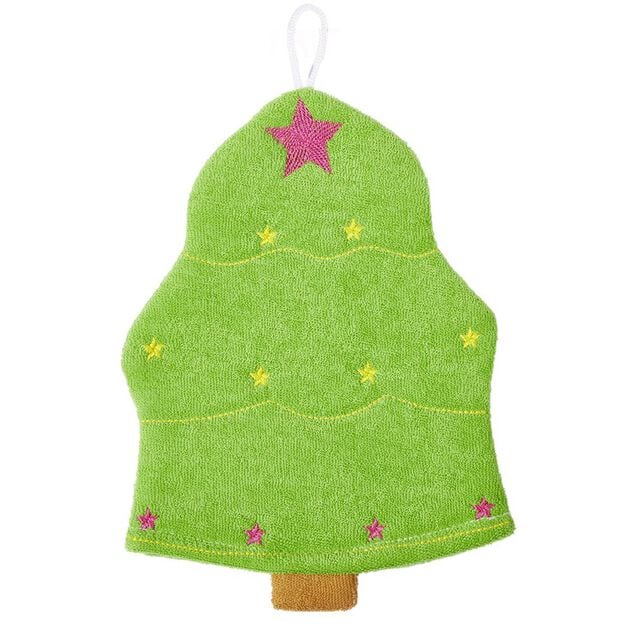 Gant de toilette design No&euml;l