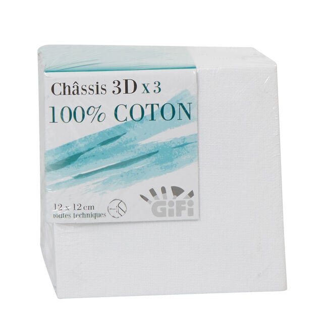 Ch&acirc;ssis entoil&eacute; blanc 3D x3