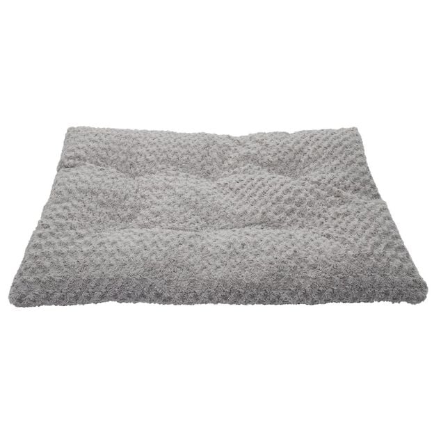 Couchage chien m&eacute;moire de forme gris 80x110cm Taille XL