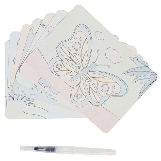 Activit&eacute; coloriage carte magique x6