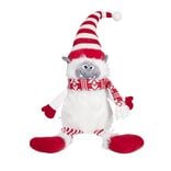 Personnage à poser yéti jambes pendantes H59cm - 2 modèles