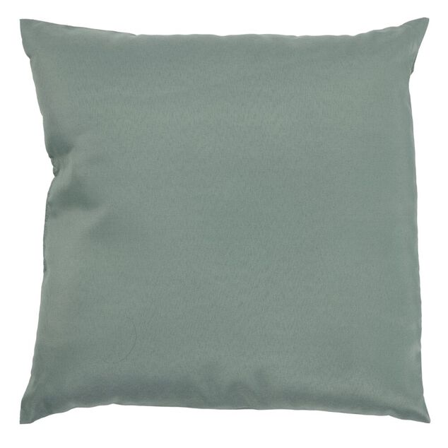 Coussin d'ext&eacute;rieur carr&eacute; uni vert 40x40 cm