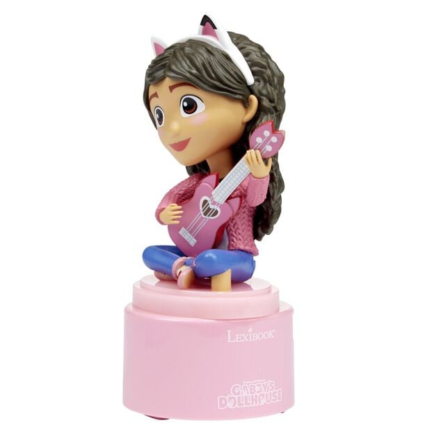 Veilleuse haut-parleur Gabby et la maison magique bluetooth rose 13x9xH18,5cm