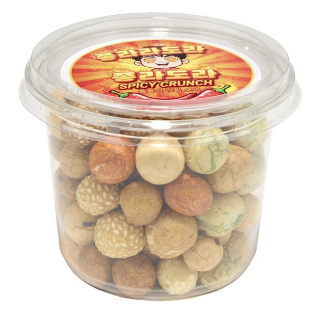 Snacks ap&eacute;ro &eacute;pic&eacute;s Spicy Crunch Ninja Balls boules crackers 130gr