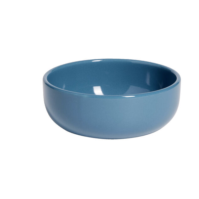 Coupelle en gr&egrave;s Oslo bleu &Oslash;15xH6cm