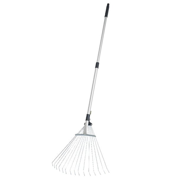 Ramasse-feuille t&eacute;lescopique en acier H160cm