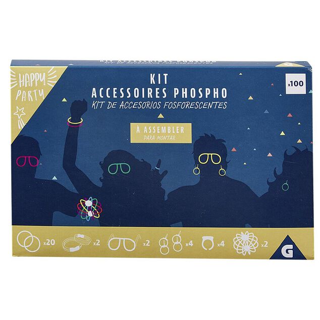 Kit d'accessoires phosphorescents