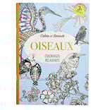 Album de coloriage adulte thérapeutique thème oiseau 21x29cm
