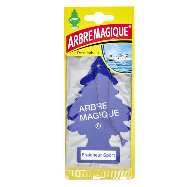 Arbre magique d&eacute;sodorisant voiture senteur Fra&icirc;cheur Sport