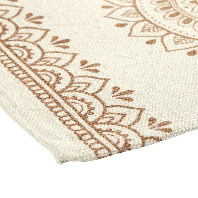 Set de table rectangulaire style oriental motif rosace 30x50cm