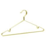 Cintre m&eacute;tal jaune dor&eacute; x5