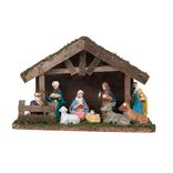 Cr&egrave;che de No&euml;l et ses 6 santons