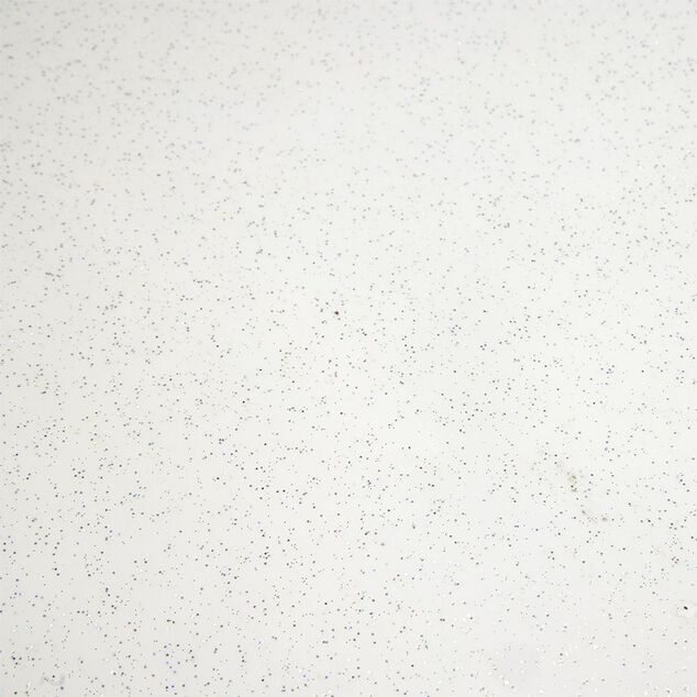 Toile cir&eacute;e blanche paillet&eacute;e L140 cm