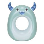 Bou&eacute;e gonflable monstre Squichy plastique vert 61x79cm