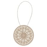 Embrasse aimantée kaléidoscope rose